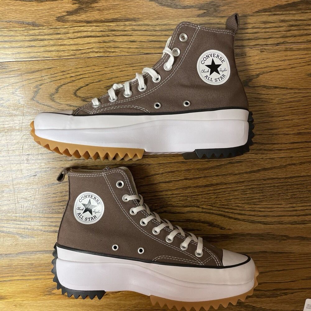 CONVERSE WOMENS RUN STAR HIKE HI Size 9.5 NEW Grey Shoes Men’s 8 - Picture 3 of 7